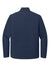 Sport-Tek ST940 Mens Teknical Hybrid Full Zip Jacket True Navy Blue Flat Back