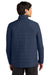 Sport-Tek ST940 Mens Teknical Hybrid Full Zip Jacket True Navy Blue Model Back