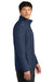 Sport-Tek ST940 Mens Teknical Hybrid Full Zip Jacket True Navy Blue Model Side