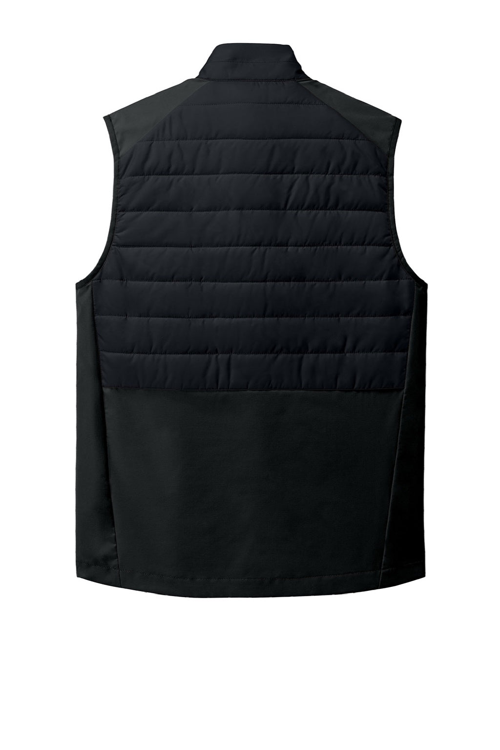 Sport-Tek ST941 Mens Teknical Hybrid Full Zip Vest Black Flat Back