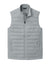 Sport-Tek ST941 Mens Teknical Hybrid Full Zip Vest Silver Grey Flat Front