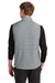 Sport-Tek ST941 Mens Teknical Hybrid Full Zip Vest Silver Grey Model Back