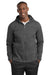 Sport-Tek ST980 Mens Wind & Water Resistant Full Zip Hooded Soft Shell Jacket Graphite Grey Model Front
