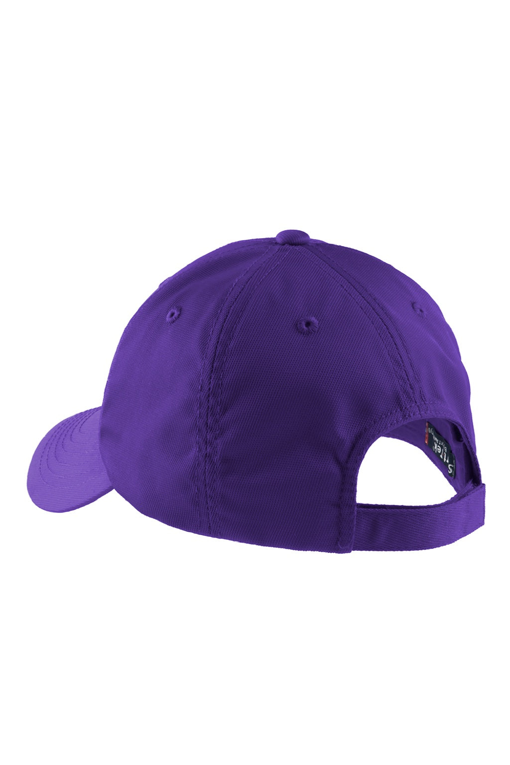 Sport-Tek Hats STC10 Mens Dry Zone Moisture Wicking Adjustable Hat Purple Flat Back