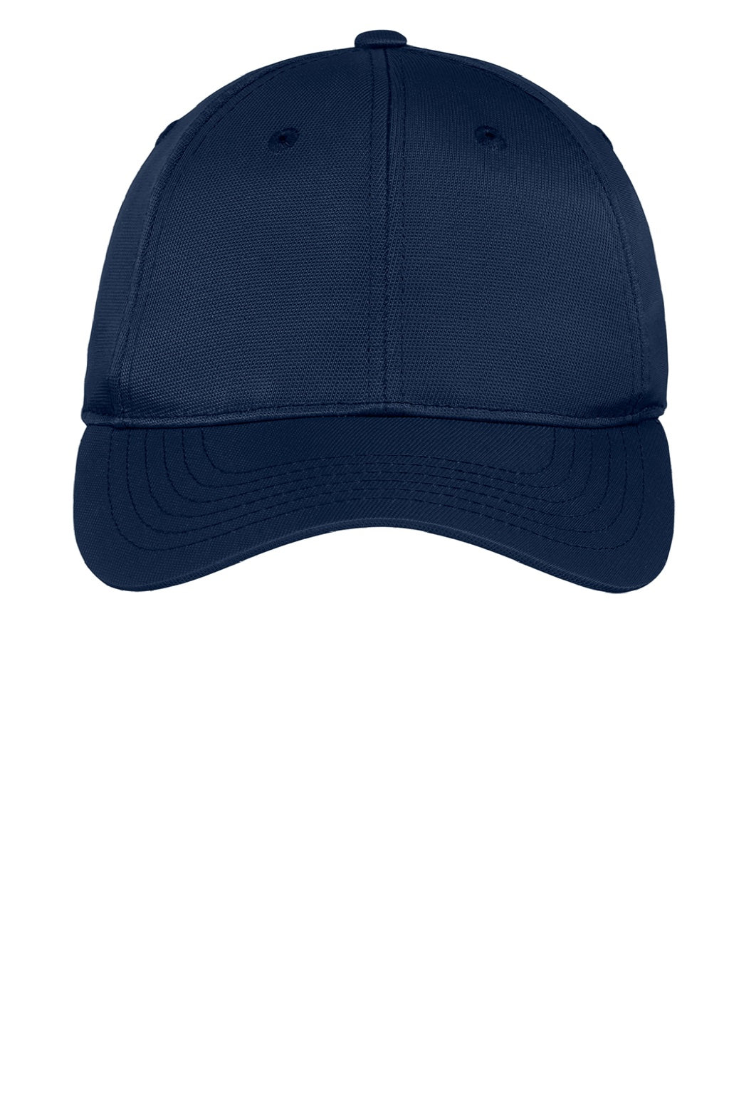 Sport-Tek Hats STC10 Mens Dry Zone Moisture Wicking Adjustable Hat True Navy Blue Flat Front