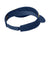 Sport-Tek Hats STC13 Mens Dry Zone Moisture Wicking Colorblock Adjustable Visor True Navy Blue/Gold Flat Back