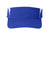 Sport-Tek Hats STC13 Mens Dry Zone Moisture Wicking Colorblock Adjustable Visor True Royal Blue/White Flat Front