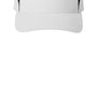 Sport-Tek Hats Mens Dry Zone Moisture Wicking Colorblock Adjustable Visor - White/Black
