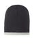 Sport-Tek Hats STC15 Performance Moisture Wicking Knit Beanie Black Flat Front