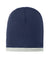 Sport-Tek Hats STC15 Performance Moisture Wicking Knit Beanie True Navy Blue Flat Front