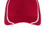 Sport-Tek Hats Mens Moisture Wicking Stretch Fit Hat - True Red/White