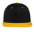 Sport-Tek Hats STC19 Mens Adjustable Hat Black/Gold Flat Front