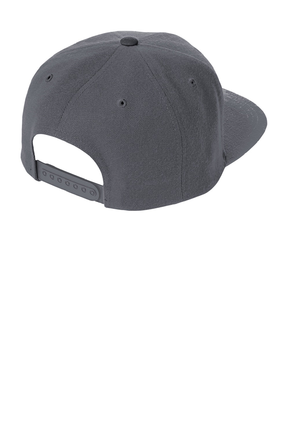 Sport-Tek Hats STC19 Mens Adjustable Hat Graphite Grey Flat Back