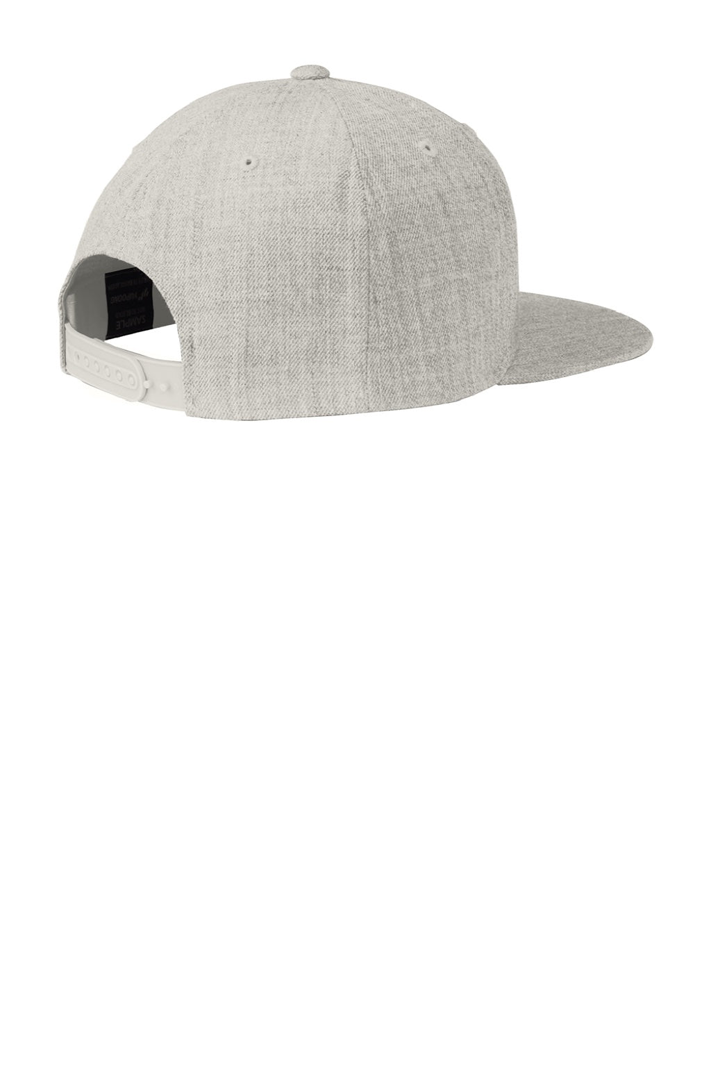 Sport-Tek Hats STC19 Mens Adjustable Hat Heather Grey Flat Back