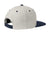 Sport-Tek Hats STC19 Mens Adjustable Hat Heather Grey/True Navy Blue Flat Back