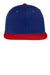 Sport-Tek Hats STC19 Mens Adjustable Hat True Royal Blue/True Red Flat Front