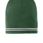 Sport-Tek Hats Unisex Spectator Beanie - Forest Green/White