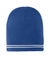 Sport-Tek Hats STC20 Spectator Beanie True Royal Blue/White Flat Front