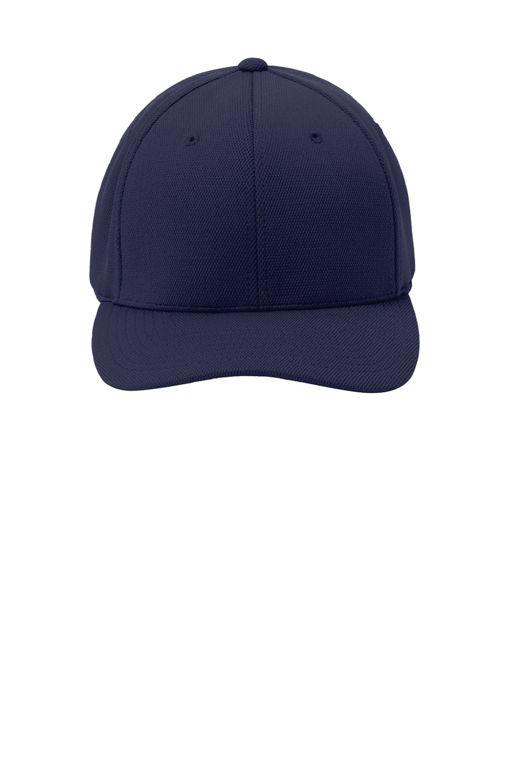 Sport-Tek Hats STC22 Cool & Dry Moisture Wicking Stretch Fit Hat True Navy Blue Flat Front