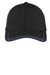 Sport-Tek Hats STC24 Mens Moisture Wicking Adjustable Hat Black/Graphite Grey Flat Front