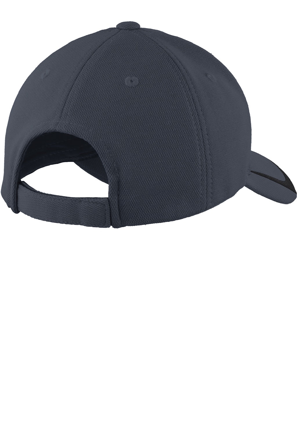 Sport-Tek Hats STC24 Mens Moisture Wicking Adjustable Hat Graphite Grey/Black Flat Back