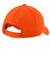 Sport-Tek Hats STC26 Mens Moisture Wicking Adjustable Hat Neon Orange Flat Back