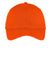 Sport-Tek Hats STC26 Mens Moisture Wicking Adjustable Hat Neon Orange Flat Front