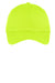 Sport-Tek Hats STC26 Mens Moisture Wicking Adjustable Hat Neon Yellow Flat Front