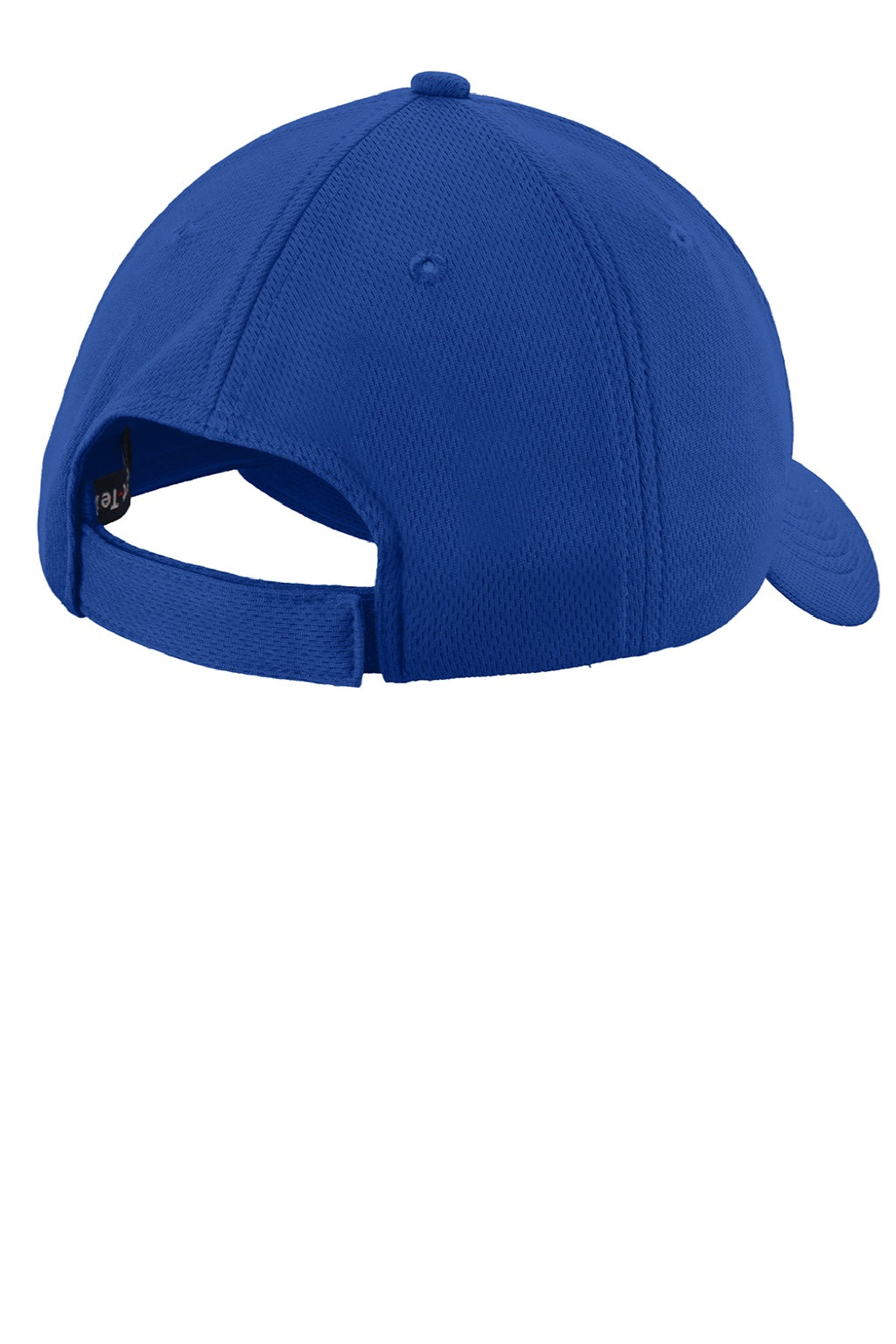 Sport-Tek Hats STC26 Mens Moisture Wicking Adjustable Hat True Royal Blue Flat Back