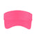 Sport-Tek Hats STC27 Mens Moisture Wicking RacerMesh Adjustable Visor Bright Pink Flat Front