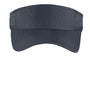 Sport-Tek Hats Mens Moisture Wicking RacerMesh Adjustable Visor - Graphite Grey