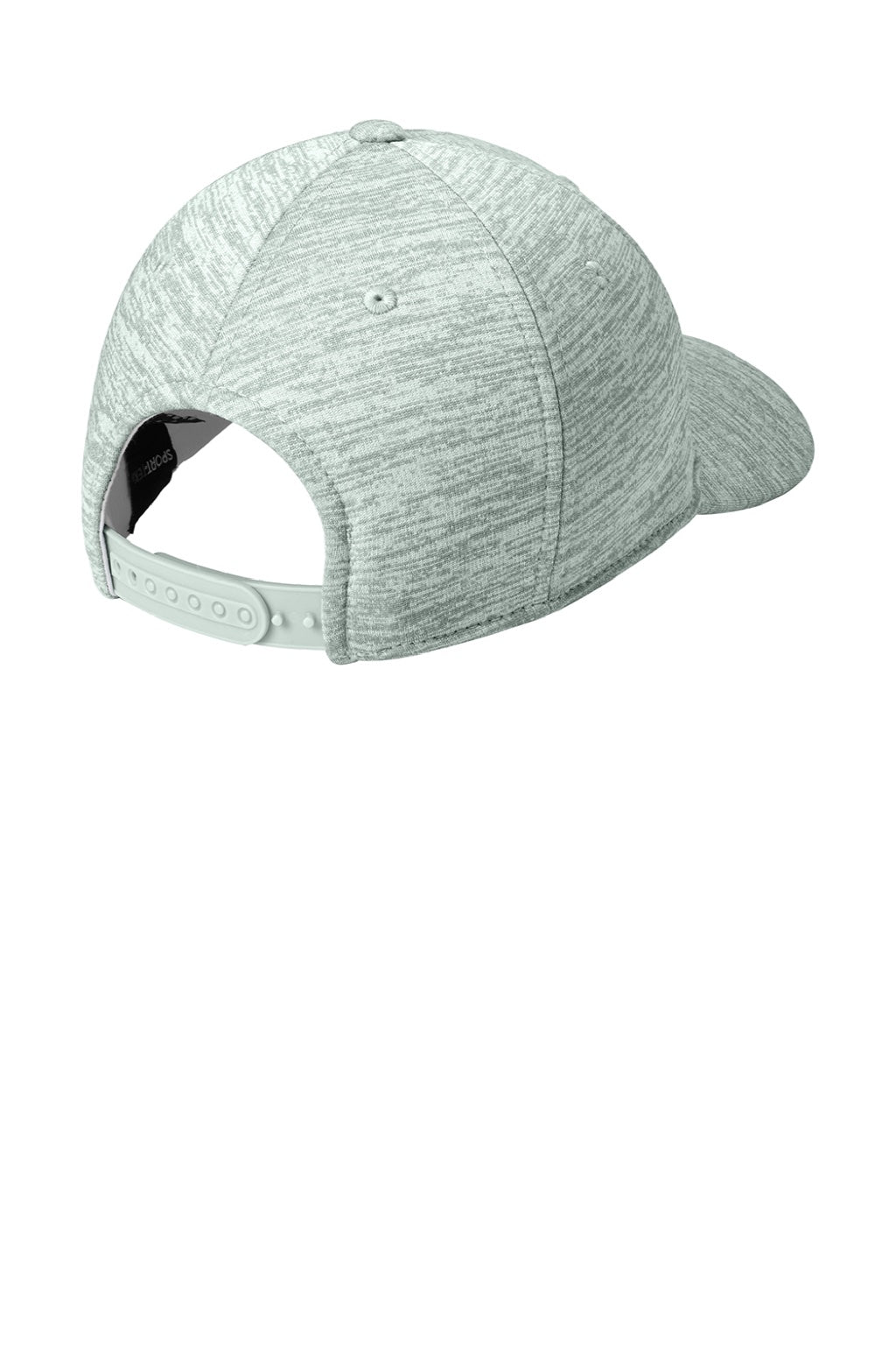 Sport-Tek Hats STC34 Mens Adjustable Hat Silver Grey Electric Flat Back