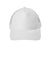 Sport-Tek Hats STC36 Mens Adjustable Trucker Hat White Flat Front