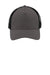 Sport-Tek Hats STC36 Mens Adjustable Trucker Hat Iron Grey/Black Flat Front