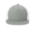 Sport-Tek Hats STC38 Mens Adjustable Trucker Hat Heather Grey/White Flat Front