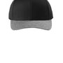 Sport-Tek Hats Mens Curve Bill Snapback Hat - Black/Heather Grey