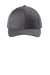 Sport-Tek Hats STC43 Mens Curve Bill Snapback Hat Heather Dark Grey Flat Front