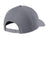 Sport-Tek Hats STC43 Mens Curve Bill Snapback Hat Graphite Grey Flat Back