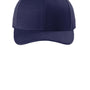 Sport-Tek Hats Mens Curve Bill Snapback Hat - True Navy Blue