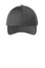 Sport-Tek Hats STC44 Mens Contender Moisture Wicking Snapback Hat Heather Graphite Grey/Black Flat Front