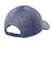 Sport-Tek Hats STC44 Mens Contender Moisture Wicking Snapback Hat Heather True Navy Blue/True Navy Blue Flat Back