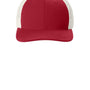 Sport-Tek Hats Mens Club Adjustable Trucker Hat - Deep Red/White