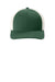 Sport-Tek Hats STC46 Mens Club Adjustable Trucker Hat Forest Green/White Flat Front