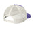 Sport-Tek Hats STC46 Mens Club Adjustable Trucker Hat Purple/White Flat Back