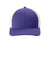 Sport-Tek Hats STC46 Mens Club Adjustable Trucker Hat Purple/White Flat Front