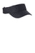 Sport-Tek Hats STC51 Mens Action Moisture Wicking Adjustable Visor Graphite Grey Flat Front