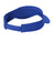 Sport-Tek Hats STC51 Mens Action Moisture Wicking Adjustable Visor True Royal Blue Flat Back