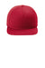 Sport-Tek Hats STC55 Mens Premium 5 Panel Snapback Hat Deep Red Flat Front