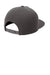 Sport-Tek Hats STC55 Mens Premium 5 Panel Snapback Hat Iron Grey Flat Back