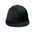 Sport-Tek Hats STC56 Mens Moisture Wicking Flexfit Flat Bill Hat Black Flat Front